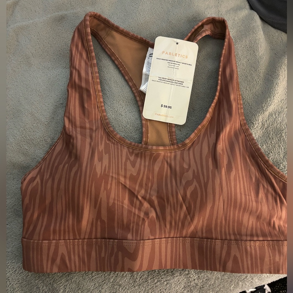 Racerback sports bra